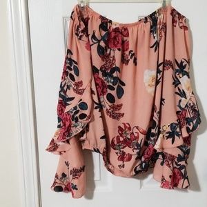 Charlotte Russe off the shoulder blouse